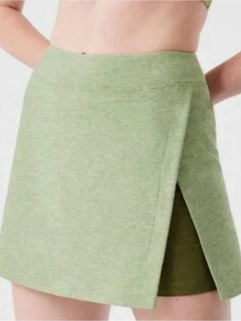 Outdoor Voices Court Skort Skirt Heathered Green Size Small